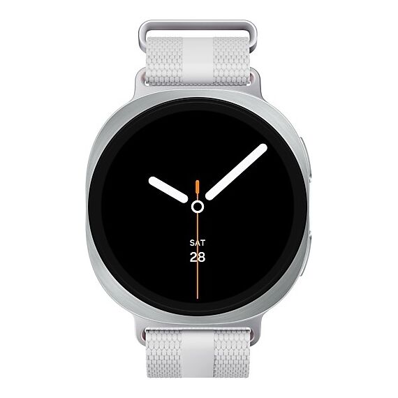 Galaxy Watch 8 | 44 мм | 4G LTE | Silver | Athleisure/White | S/M, Тип ремешка : Athleisure, Размер корпуса : 44 мм, Цвет: Silver, Цвет ремешка: White, Размер ремешка : S/M, Подключение часов : Bluetooth / Wi-Fi + 4G LTE, изображение 3